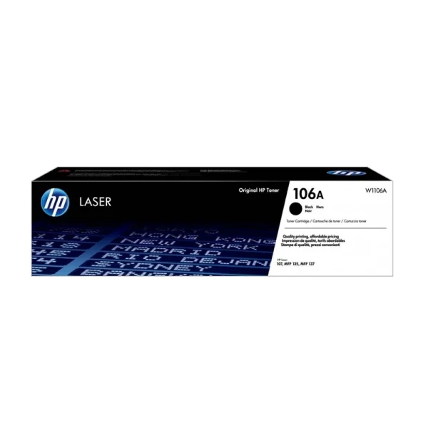 کارتریج تونر لیزری مشکی HP 106A مدل W1106A